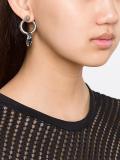 hoop linked earrings