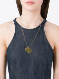 dual disc pendant necklace