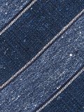 stitched diagonal stripe tie