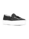 slip-on NY platform sneakers