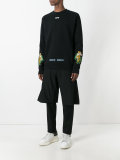 tiger embroidered sweatshirt