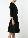 scalloped trim bolero and dress