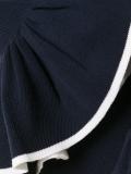 pleated trim sweatshirt 