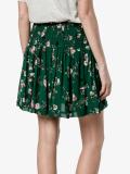 pine grove leaves print skirt