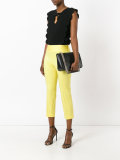 logo embossed shoulder bag