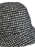 houndstooth pattered hat