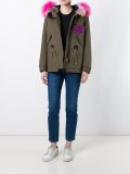 fur collar parka 