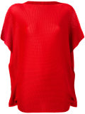 accordion knit top