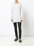 pilled long sleeved T-shirt