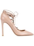 'Rockstud'系带高跟鞋