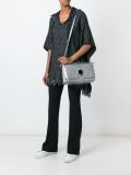frayed edge hooded jumper