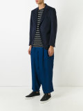 cropped tuck pants
