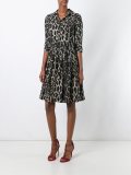 animal print shirt dress