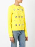 lion head studded sweatshirt