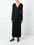 v-neck maxi dress