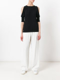 cold shoulder blouse 