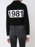 '1981'贴花短夹克