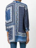 Patchwork print shirt