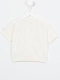 floral appliqué T-shirt 