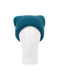 cashmere ribbed beanie 