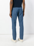 drawstring denim trousers