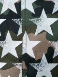 star print camouflage coat