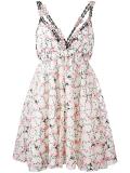 floral print pleated dress 