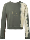 bleached trim sweatshirt 