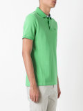 logo patch polo shirt 