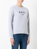 logo print sweatshirt