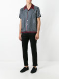 polka dot print shirt