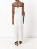 ruffle detail maxi dress