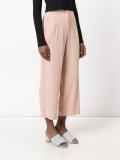 cropped flared trousers