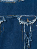 frayed denim T-shirt