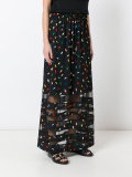 printed maxi skirt 