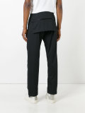 plain track trousers