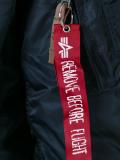 zipped arm bomber jacket