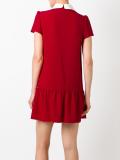 birds collar dress