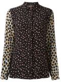 multi floral print shirt