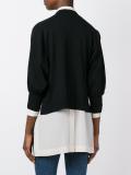 cropped buttoned cardigan