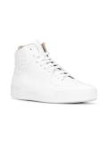 hi-top lace-up sneakers