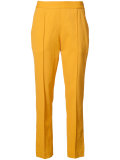 tailored slim-fit trousers