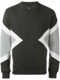 colour block sweatshirt