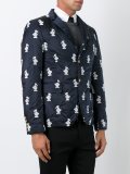 printed padded blazer 