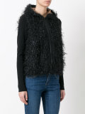 hooded waistcoat