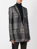 woven lurex blazer 