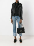 embellished clasp shoulder bag