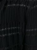 button down striped cardigan