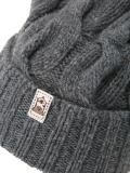 cable knit beanie hat