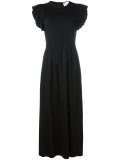 frill sleeve maxi dress 